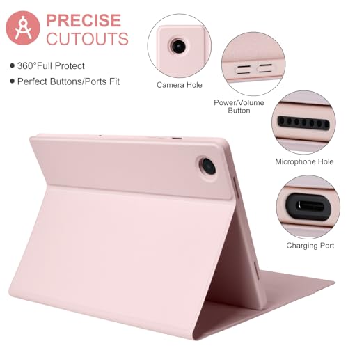 TaIYanG Backlit Keyboard Case for Samsung Galaxy Tab A9 Plus 11 Inch 2023 Model (SM-X210/X216/X218), Slim Lightweight Stand Cover with Magnetically Detachable Wireless Bluetooth Keyboard,Pink - Premium Electronics from TaiYanG - Just $29.99! Shop now at JennyLynn & Co.